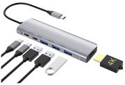 Huby USB - Hub Usb-C Hdmi 4K Usb 3.0 Gen 1 Pd Power Delivery 100W - miniaturka - grafika 1