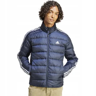 Kurtka męska adidas Essentials 3-Stripes Light Down granatowa IK3205 2XL - Kurtki męskie - miniaturka - grafika 1