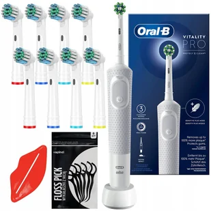 Oral-B Vitality Pro Protect XClean 2szt. Fioletowo-czarny - Szczoteczki elektryczne - miniaturka - grafika 9