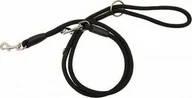 Smycze dla psów - Dino DINO SMYCZ SZNUREK REGULOWANY 10mm/200cm CZARNA - miniaturka - grafika 1