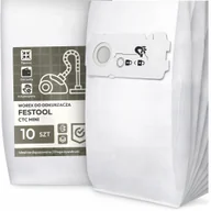 Worki do odkurzaczy - 10x Worek do Odkurzacza Festool Ctc Mini Syntetyczny Tekstylny Worki G9-W - miniaturka - grafika 1