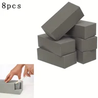 Rękodzieło - TEMU 8 Sztuk Bloków Pianki Kwiatowej Wysokiej Gęstości, Szare Prostokątne Pianki Kwiatowej Do Fałszywych Kwiatów I Dekoracji Roślinnych, Pianka - miniaturka - grafika 1