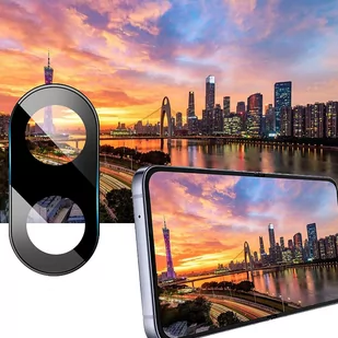 Szkło ochronne na aparat obiektyw do Samsung Galaxy Z Flip 5 nakładka Lens Full Camera Glass czarny - Części i akcesoria do laptopów - miniaturka - grafika 3