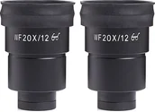 Mikroskopy i lupy - Okular Mikroskopowy WF20X/12 do Mikroskopu 7-45x 2 Sztuki - miniaturka - grafika 1
