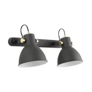 Delta lampa sufitowa (spot) 2-punktowa czarna/złota A6004S-2A - Lampy sufitowe - miniaturka - grafika 1