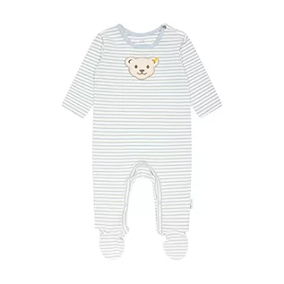 Śpiochy dla niemowląt - Steiff Unisex Baby Basic piżamy dla małych dzieci, niebieski Celestial Blue, 50 - grafika 1