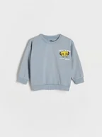 Bluzki dla niemowląt - Reserved - Bawełniany longsleeve Król Lew - jasnoniebieski - miniaturka - grafika 1