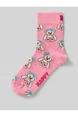 Skarpetki damskie - Skarpeta z mieszanki bawełny model 'TEDDY - Happy Socks - miniaturka - grafika 1