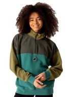 Bluzy damskie - Damska Bluza Sportowa Nike Sportswear z Zamkiem 1/4 Loose Fit DZ4612-361 XL - miniaturka - grafika 1