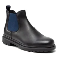 Sztyblety damskie - Sztyblety GEOX - U Andalo A U16DDA 00045 C4429  Black/Navy - miniaturka - grafika 1