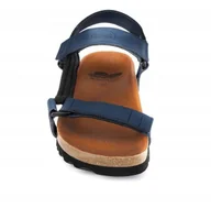 Sandały męskie - Obuwie HEAVEN AD MED MF230091007 roz. 46 kolor niebieski - miniaturka - grafika 1