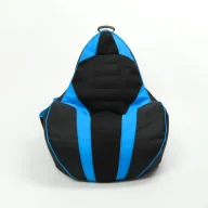 Fotele i pufy dla dzieci - Pufa Worek Dla Dzieci Gamebagos Niebieski - miniaturka - grafika 1