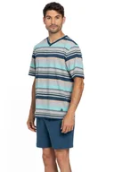 Piżamy męskie - Piżama męska SALVADOR XL Ciemnoniebieski - miniaturka - grafika 1