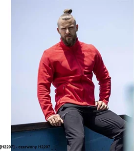 Ardon JOFLEX - Bluza polarowa męska ARDONJOFLEX czerwony S - czerwony H2207 S - Bluzy męskie - miniaturka - grafika 1