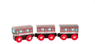 Woody Pociąg Metro - kolejka drewniana WD91851 - Pociągi dla dzieci - miniaturka - grafika 1