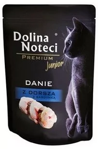 Dolina Noteci Premium danie z dorsza z sardynką junior 85g 37963-uniw - Mokra karma dla kotów - miniaturka - grafika 1