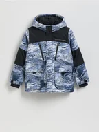 Kurtki i płaszcze dla chłopców - Reserved - Ocieplana kurtka z kapturem - wielobarwny - miniaturka - grafika 1
