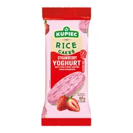 Batoniki - Wafle ryżowe w polewie jogurtowej o smaku truskawkowym 60g - miniaturka - grafika 1