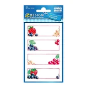 Książki kucharskie - Avery Zweckform praca zbiorowa Naklejki na przetwory, owoce 3 - miniaturka - grafika 1