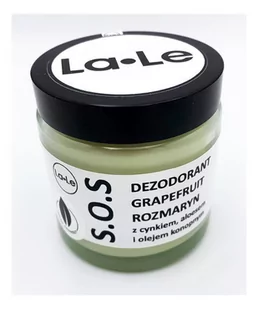 La-Le Dezodorant SOSw kremie Grejpfrut i Rozmaryn - Dezodoranty i antyperspiranty unisex - miniaturka - grafika 1