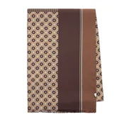 Apaszki i szaliki męskie - Męski szal z jedwabiu - miniaturka - grafika 1