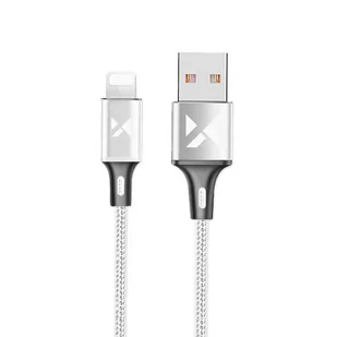 Wozinsky Kabel przewód USB - Lightning 2,4A 1m biały WUC-L1W - Kable USB - miniaturka - grafika 1