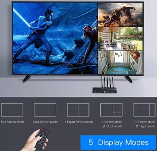 Multi-Viewer HDMI 4/1 Spacetronik SPH-MV41PIP-Q - Adaptery i przejściówki - miniaturka - grafika 2