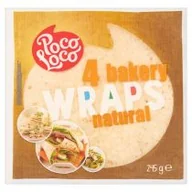 Inne pieczywo - Poco Loco Tortilla pszenna Wraps Natural 25 cm 4 szt. - miniaturka - grafika 1