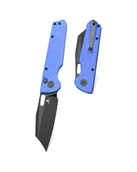 Noże - Nóż składany Bestechman Guardian Blue G10 w/ Carbon Fiber Pattern, Black PVD D2 (BMK11G) - miniaturka - grafika 1