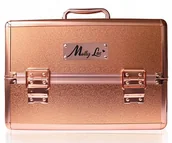 Kosmetyczki, organizery i kuferki - Allepaznokcie Kuferek kosmetyczny L rozkładany jednoczęściowy total rose golden - miniaturka - grafika 1