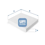 Filtry kabinowe - Filtr, wentylacja przestrzeni pasażerskiej UFI Filtry 53.093.00 - miniaturka - grafika 1