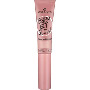 Essence Baby Got Glow Highlighter rozświetlacz w płynie 20 Rose and Shine 10 ml - Bronzery i konturowanie twarzy - miniaturka - grafika 1