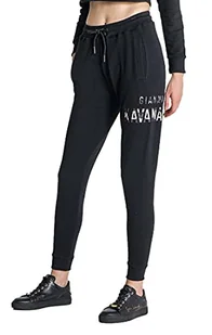 Gianni Kavanagh Damskie spodnie Black Tiger Joggers Joggers, czarny, XS - Spodnie damskie - miniaturka - grafika 1