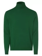 Swetry męskie - Andrew James - Sweter męski z czystego kaszmiru, zielony - miniaturka - grafika 1