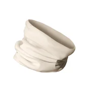 Apaszki i szaliki męskie - Woolmed, Komin wełniany, Merino Wool, kremowy, rozmiar uniwersalny - miniaturka - grafika 1