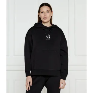 Armani Exchange Bluza Relaxed fit - Bluzy damskie - miniaturka - grafika 1
