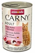 Mokra karma dla kotów - Animonda Cat Carny Adult indyk i krewetki 400g - miniaturka - grafika 1