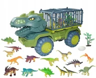 Samochody i pojazdy dla dzieci - Samochód Dinozaur Zabawka Ciężarówka Dla Dinozaurów Duży Transporter Tir 07 - miniaturka - grafika 1