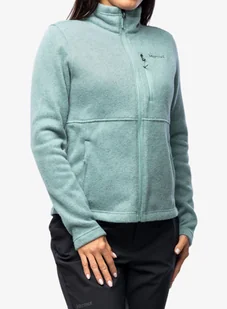 Bluza damska Marmot Drop Line Jacket - blue agave - Bluzy sportowe damskie - miniaturka - grafika 1