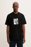 Koszulki męskie - Dickies t-shirt bawełniany męski kolor czarny z nadrukiem DK0A8672 - miniaturka - grafika 1