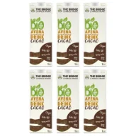 Napoje roślinne - The Bridge Napój owsiany z kakao Zestaw 6 x 1 L Bio - miniaturka - grafika 1