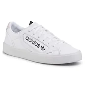 Sneakersy damskie - adidas Damskie sneakersy Sleek Super, Footwear White Crystal White Core Black, 38 2/3 EU - miniaturka - grafika 1