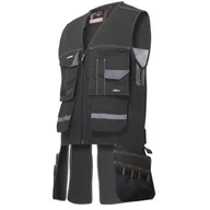 Odzież robocza - LAHTI PRO Kamizelka robocza monterska dekarska wędkarska czarna rozmiar XL L4131604 LPL4131604 - miniaturka - grafika 1