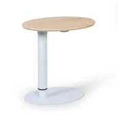Stoły i stoliki do biura - Owalny stół z regulacją wysokości, 500 x 650 mm - miniaturka - grafika 1