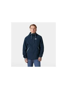 Kurtka męska HELLY HANSEN SANDOY RAIN JACKET granatowa 2XL - Kurtki męskie - miniaturka - grafika 1