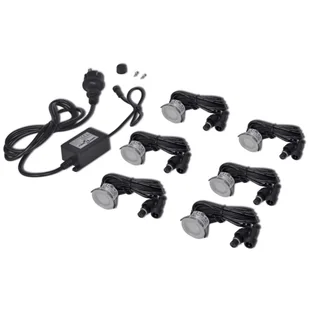 vidaXL  Lampy LED naziemne (6szt) - Lampy ogrodowe - miniaturka - grafika 1