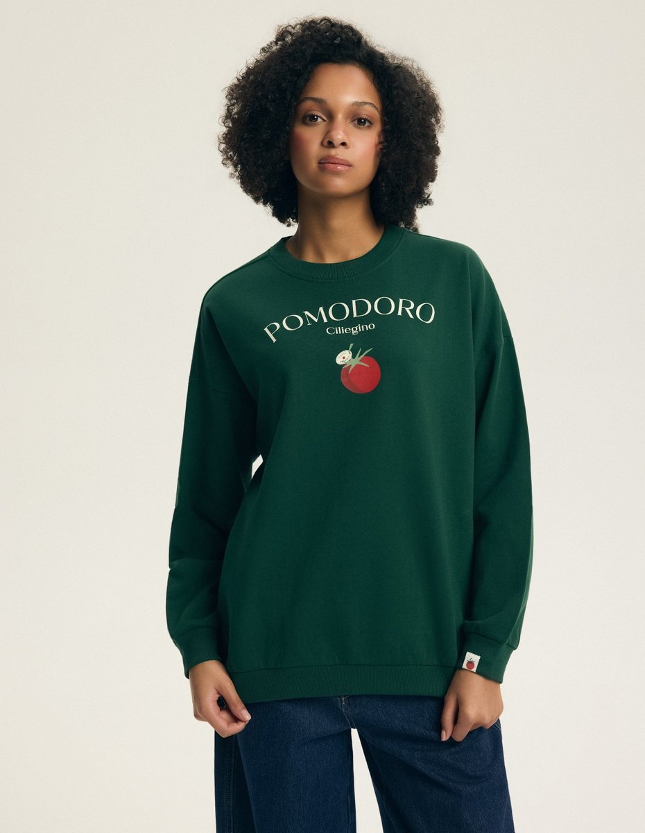 Bluza damska Dessie Henderson ciemny zielony M