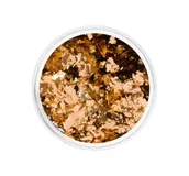 Ozdoby do paznokci - Metaliczne Płatki Alu pyłek szlachetne złoto Nr3 - miniaturka - grafika 1