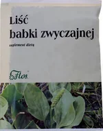 Suplementy naturalne - ZAKŁAD KONFEKCJONOWANIA ZIÓŁ "FLOS" ELŻBIETA I JAN Liść babki zwyczajnej 50g Flos - miniaturka - grafika 1
