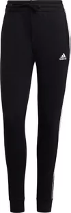 Spodnie damskie adidas Essentials 3-Stripes Fleece czarne HZ5753-XL - Spodnie męskie - miniaturka - grafika 1